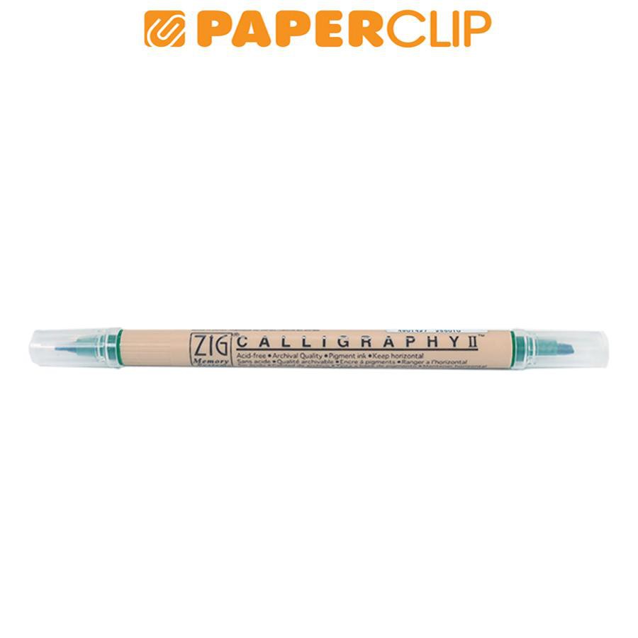 

PEN BRUSH ZIG KURETATAKE MS-3500 CALLIGRAPHY II 044 EVER GREEN