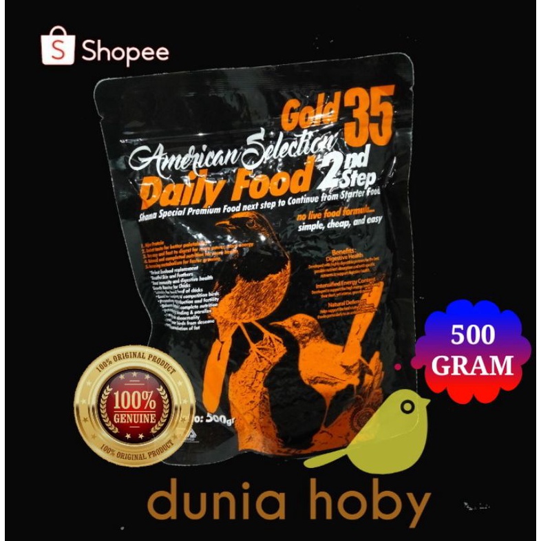 Mr.Kasacil - Ams Pellet American Selection Step2 500Gr Pakan Burung Butiran Kasar