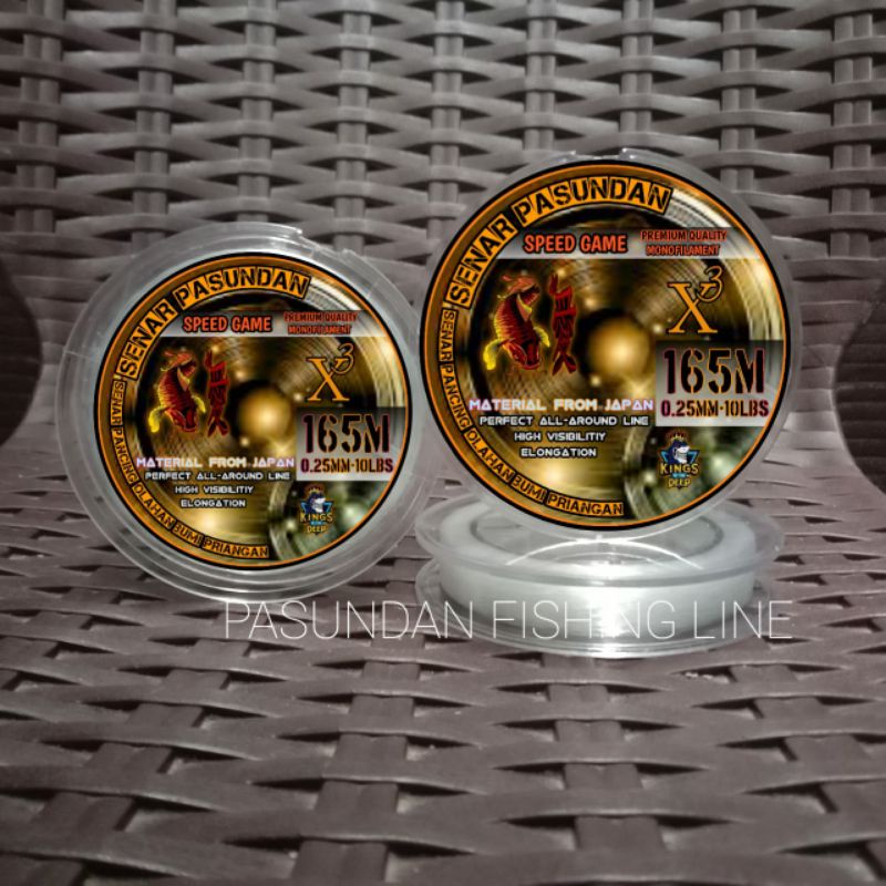 senar pancing Pasundan, senar pancing tidak keriting, senar pancing mudah tenggelam,senar pancing ti