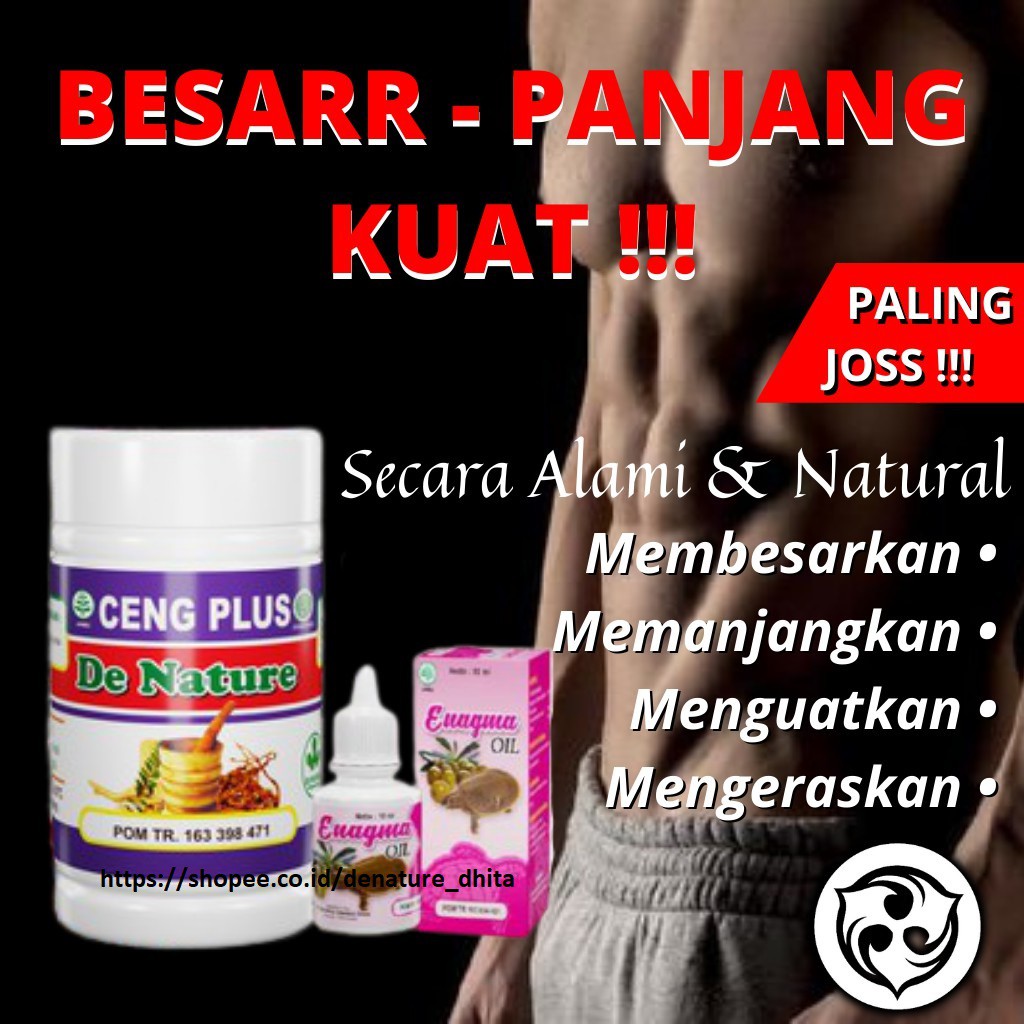 Kapsul Ceng Plus Dan Minyak Bulus Obat Herbal Asli De Nature Indonesia 100% Herbal