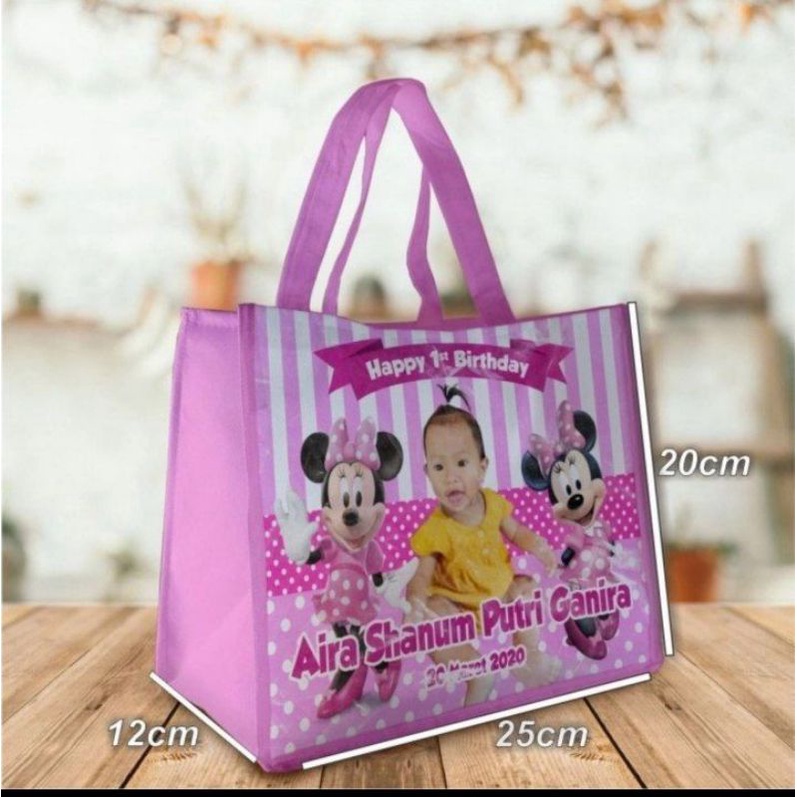 

tas ulang tahun / tas pesta / tas berkat / goodie bag