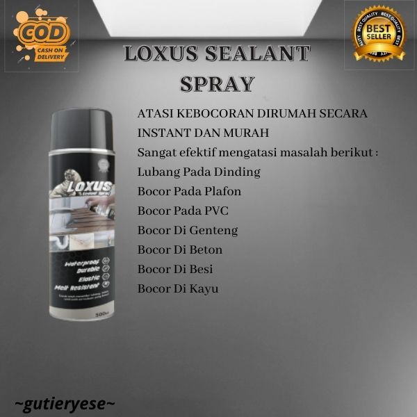 TERBARU 1PCS LOXUS SEALANT SPRAY | SOLUSI CEPAT & HEMAT ATASI KEBOCORAN | SOLUSI KELUARGA MENGATASI 