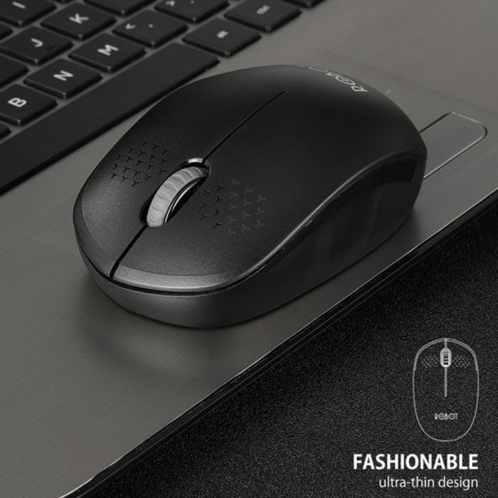 WIRELESS MOUSE ROBOT M210 MURAH BER-GARANSI 1 TAHUN ORIGINAL