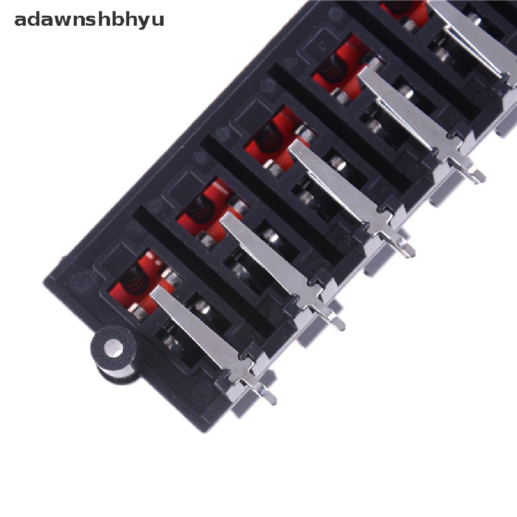 Plat Konektor Pelepas Dorong 12arah adawnshbhyu 2baris Stereo Terminal Speaker Strip Block