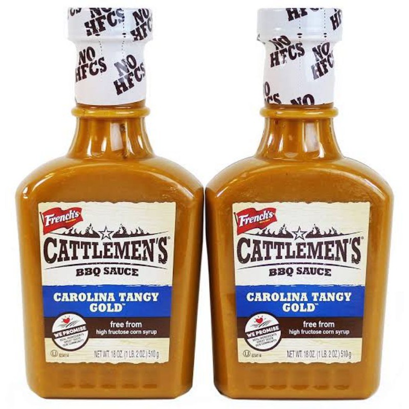 

FRENCH'S CATTLEMEN'S CAROLINA TANGY GOLD BBQ SAUCE 510GR