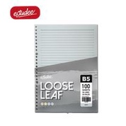 Gramedia Aceh - Estudee Loose Leaf Color B5 100 Grey