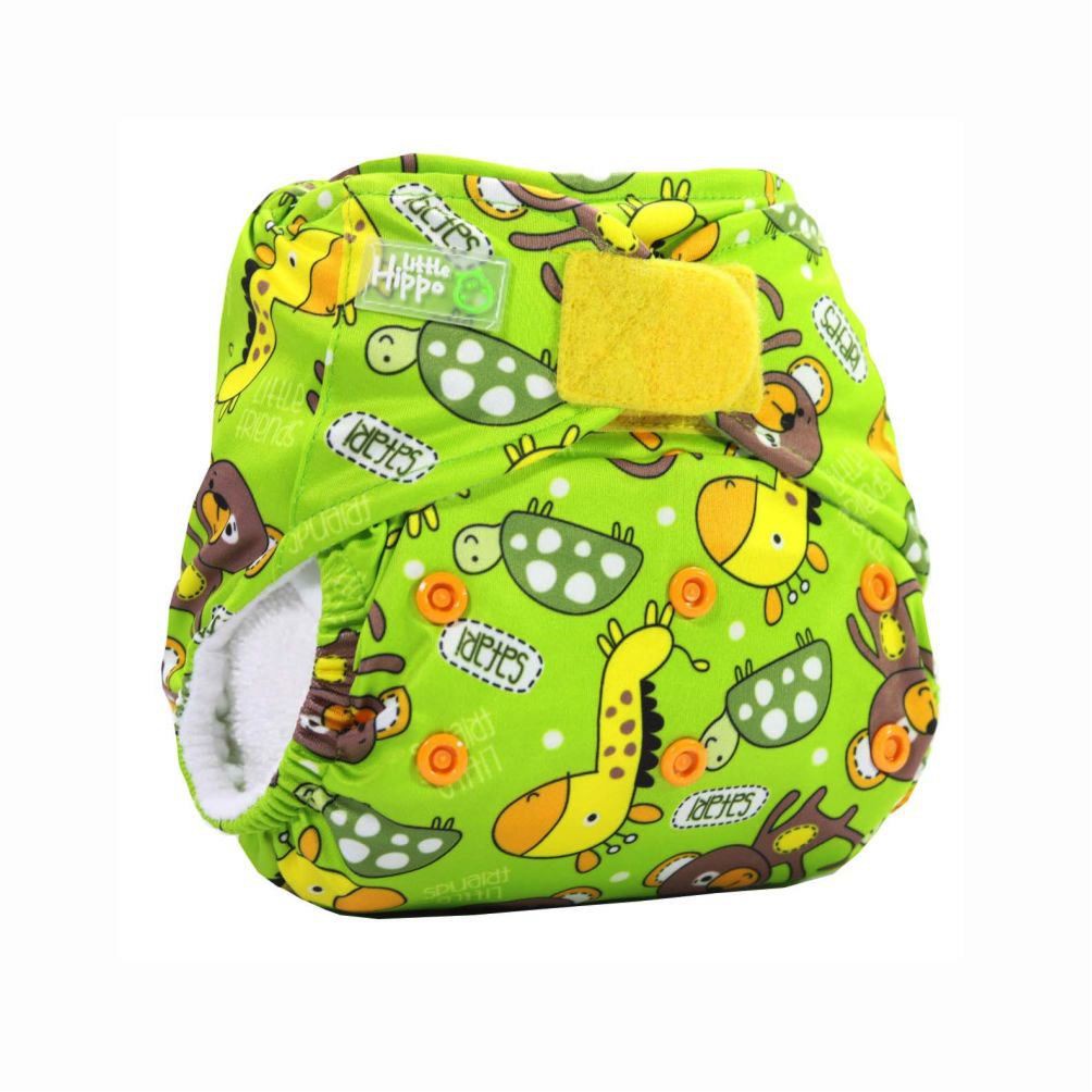 Clodi Popok Kain Bayi Little Hippo Easyfit Animal Friends