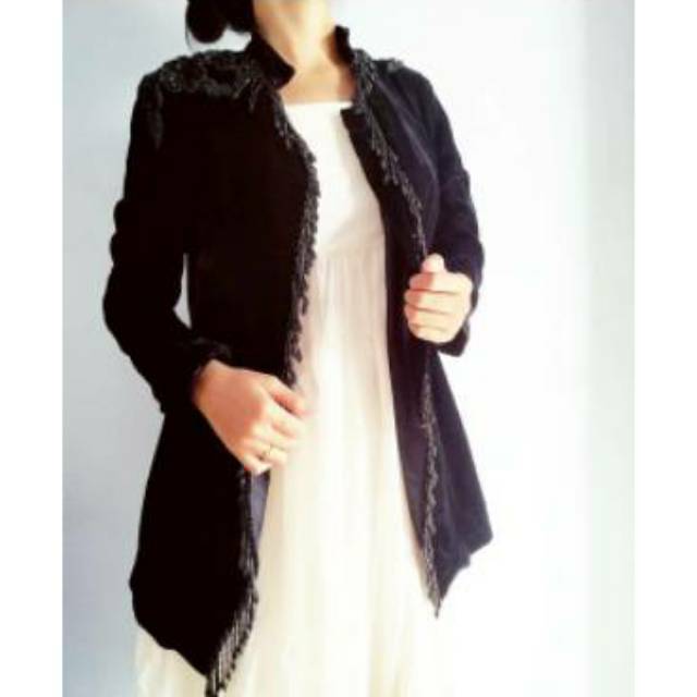 Preloved blazer hitam free de Chloe dress