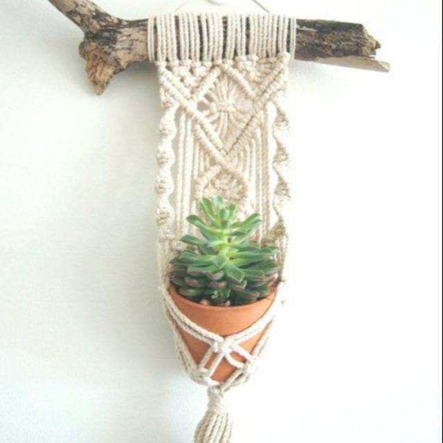  TERMURAH MACRAME PH 26 JUAL MACRAME POT  GANTUNG DEKORASI 