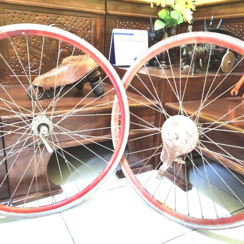 Sepasang Velg Ukuran 26 Double Wall Torpedo