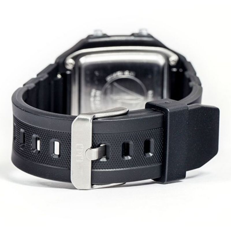 Q&amp;Q Digital Original M196 Series Jam Tangan Pria - Hitam - Karet