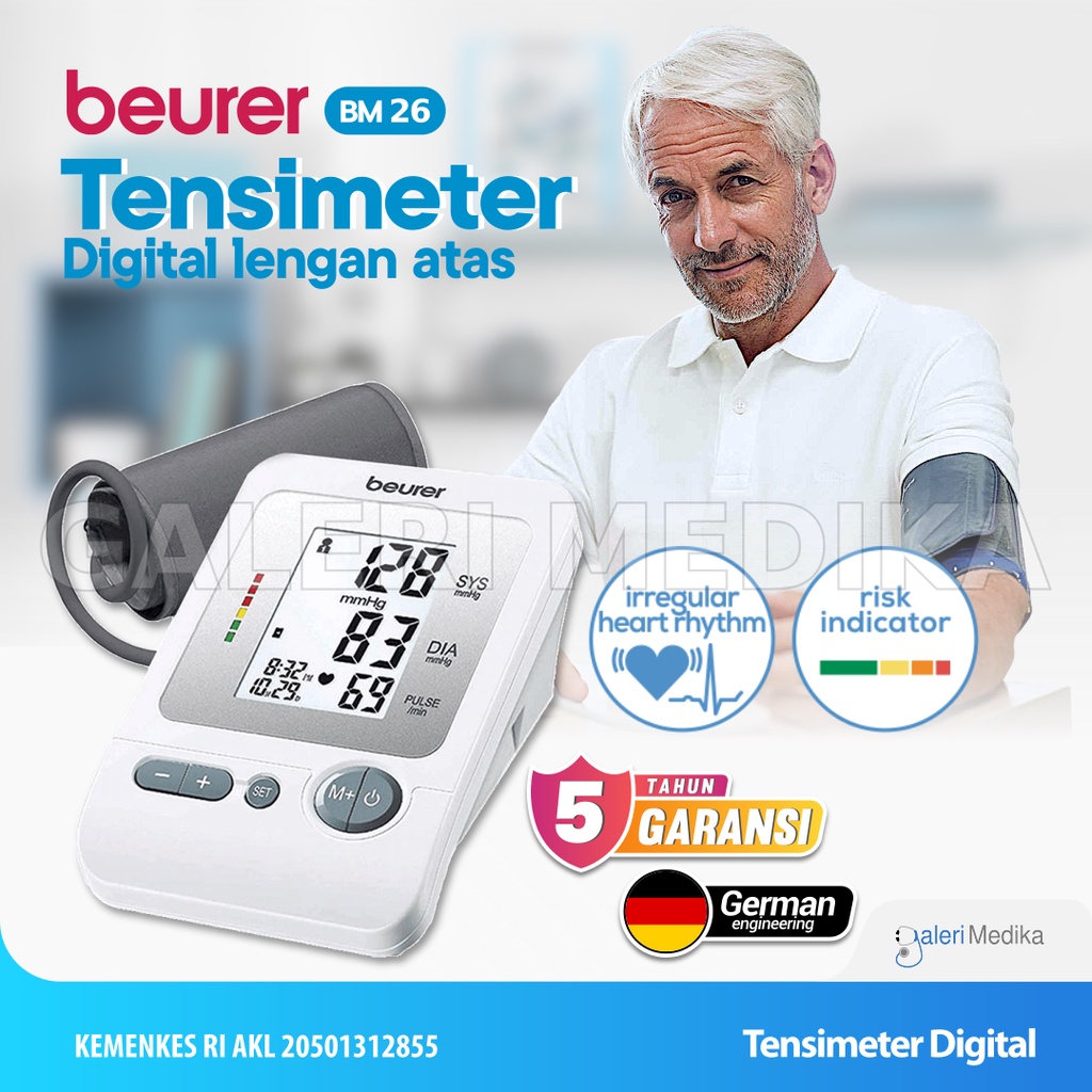 Beurer BM 26 / BM-26 / BM26 - Tensimeter Digital Brand Jerman