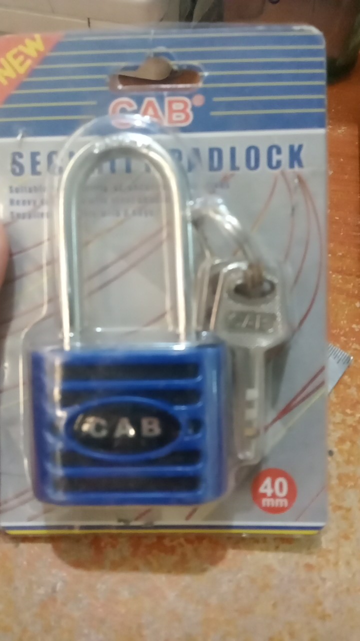 Eelic Gek-c40mmp Gembok 40 Mm Gembok Pagar Serbaguna Bahan Metal Berkualitas Warna Random By Seller