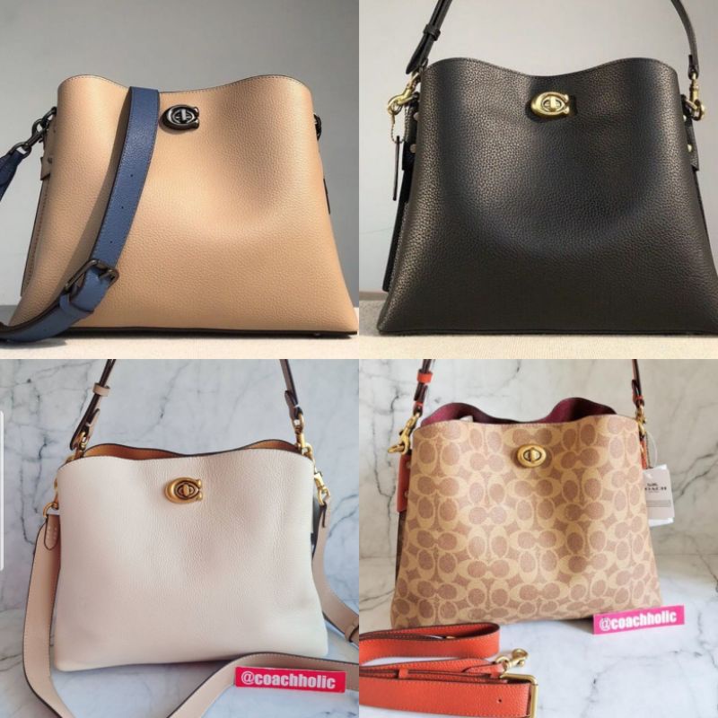 coach willow signature bucket/ shoulder bag/134479 / original bag