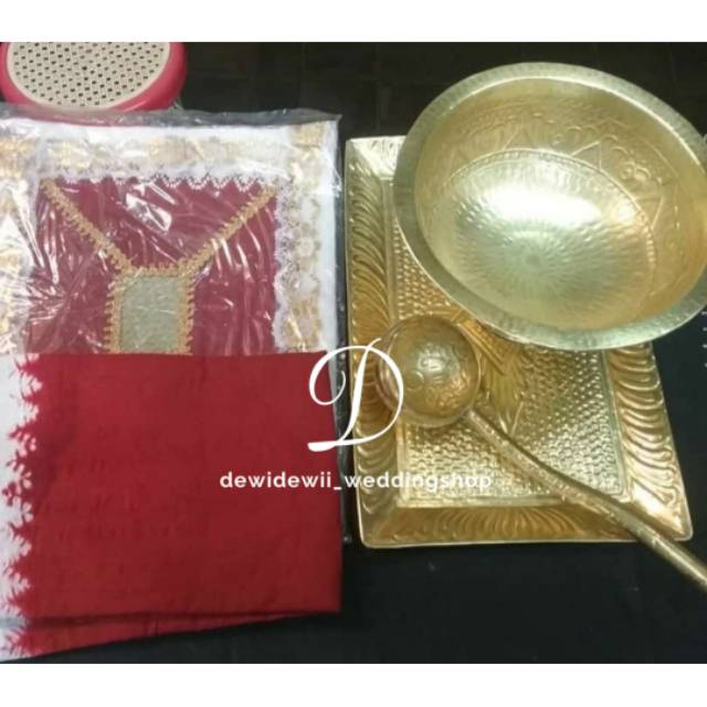 [1set, Komplit] Set Cuci Kaki + Kacar Kucur + Kain Sindur