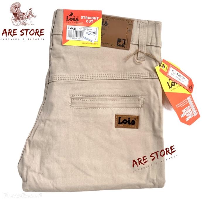 Lois chino katun pria//celana panjang katun chino pria/chino lois pria