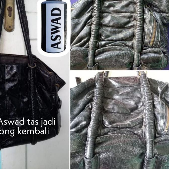 ♢ Aswad Semir Hitam Serbaguna |Ban Body Motor,Mobil | Sepatu Tas| Jaket Kulit| Dompet Kulit ♂