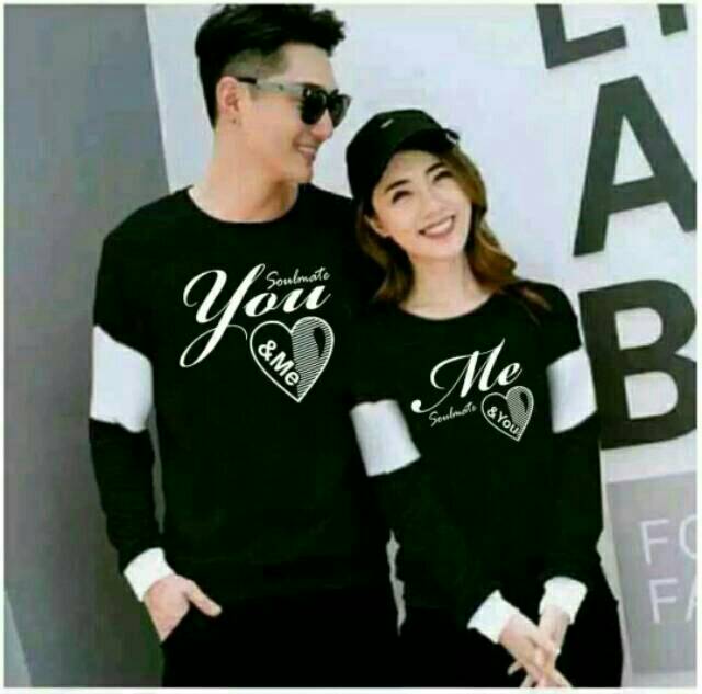 SWEATER COUPLE / SWEATER PASANGAN / BAJU COUPLE / BAJU PASANGAN YOU LOVE ME