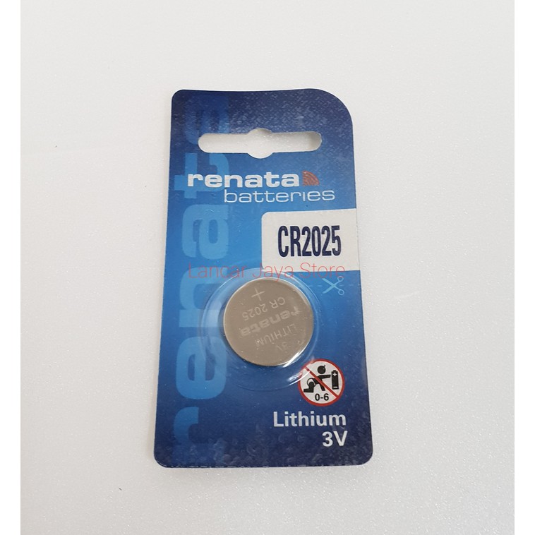 BATERY / BATTERIES RENATA CR2025 (Asli)