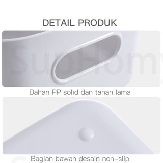 Kotak Penyimpanan Serbaguna/Bin Organizer Multifungsi/Keranjang penyimpanan Serbaguna/plastik STORAGE BOX/Dekstop Storage Box/kotak skincare/keranjang makanan/Bin Pantry Dekstop Storage Box/