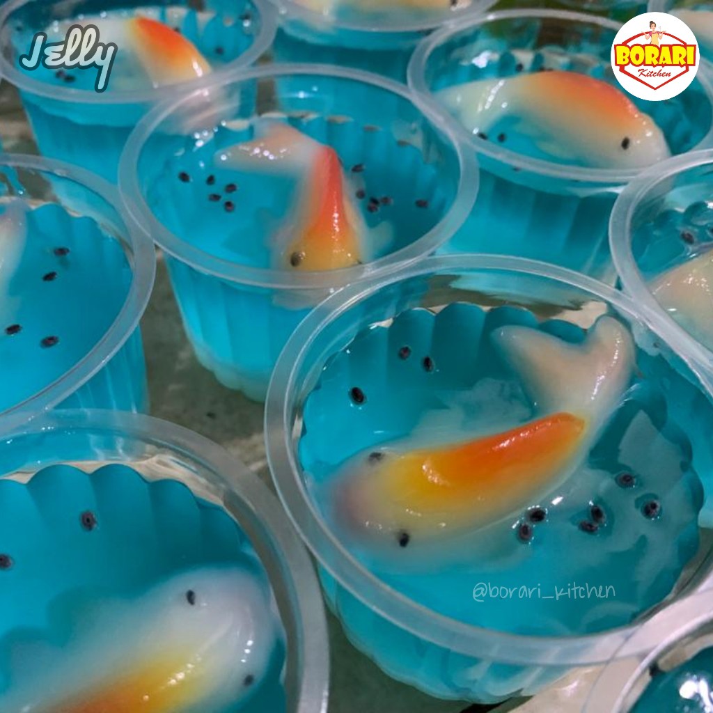 

Jelly Cup Ikan Koi / Puding Karakter / Snack Ultah / Cemilan Manis / Dessert / Isi Goodie Bag