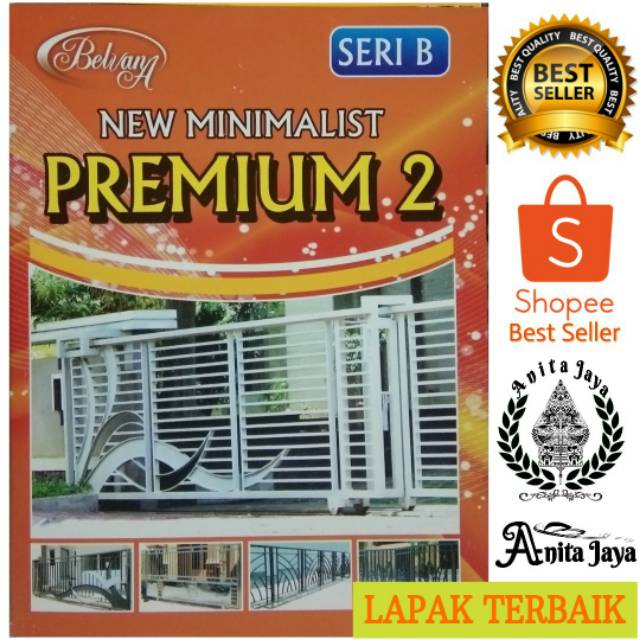 Jual buku katalog pagar desain minimalis premium 2 buku kecil | Shopee