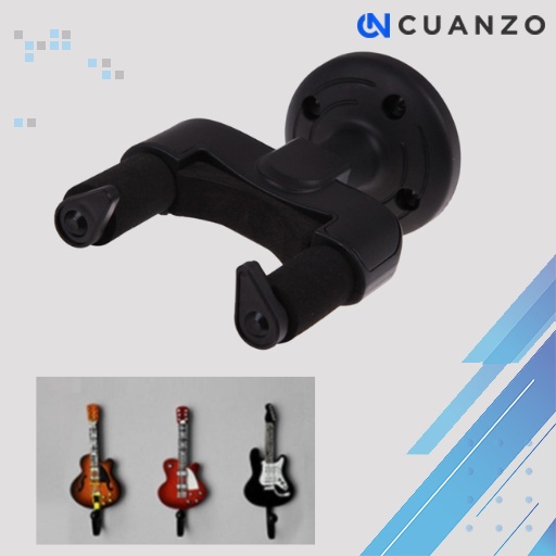 Mount Gantungan Dinding Gitar Back Holder Rack / Gantungan Gitar Tempel Dinding Akustik Listrik Klasik Besi Spon Premium / Hanger Gitar Capo Kayu Gantung Tembok Metal Bracket Hook / Holder Dinding Gitar Bass Biola Hp Gantung Tempel Tembok Berdiri Murah