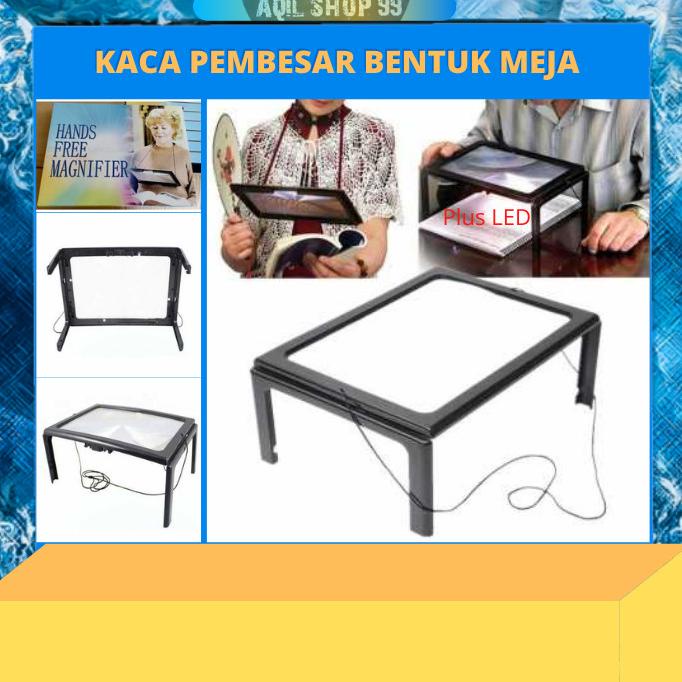 

Office & Stationery | Alat Tulis | Meja Magnifir Kaca Pembesar Plus Led Untuk Baca, Reparasi Benda Kecil | Best Seller