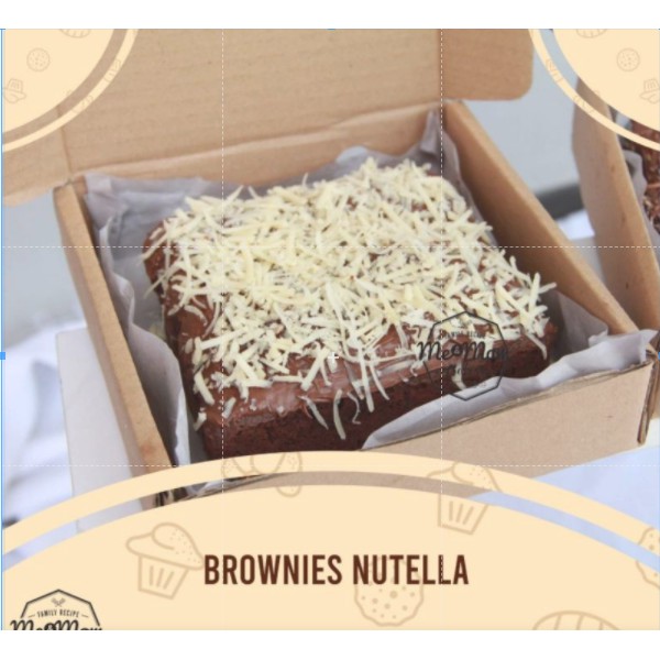 

Brownies Nutella Topping ( Large ) / Cemilan Enak / Kue Kekinian / Kado Kue / Kuetart Ultah / Gift