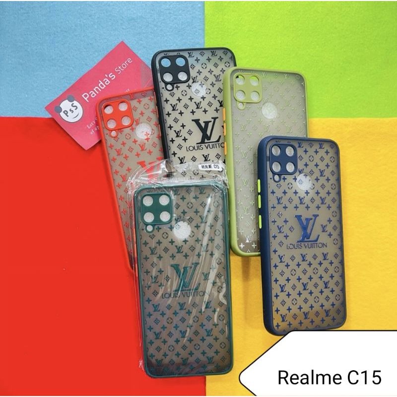 Case Realme C15 My choice LV LOUIS VUITTON + Ring Kamera / Pelindung Kamera (PsS)