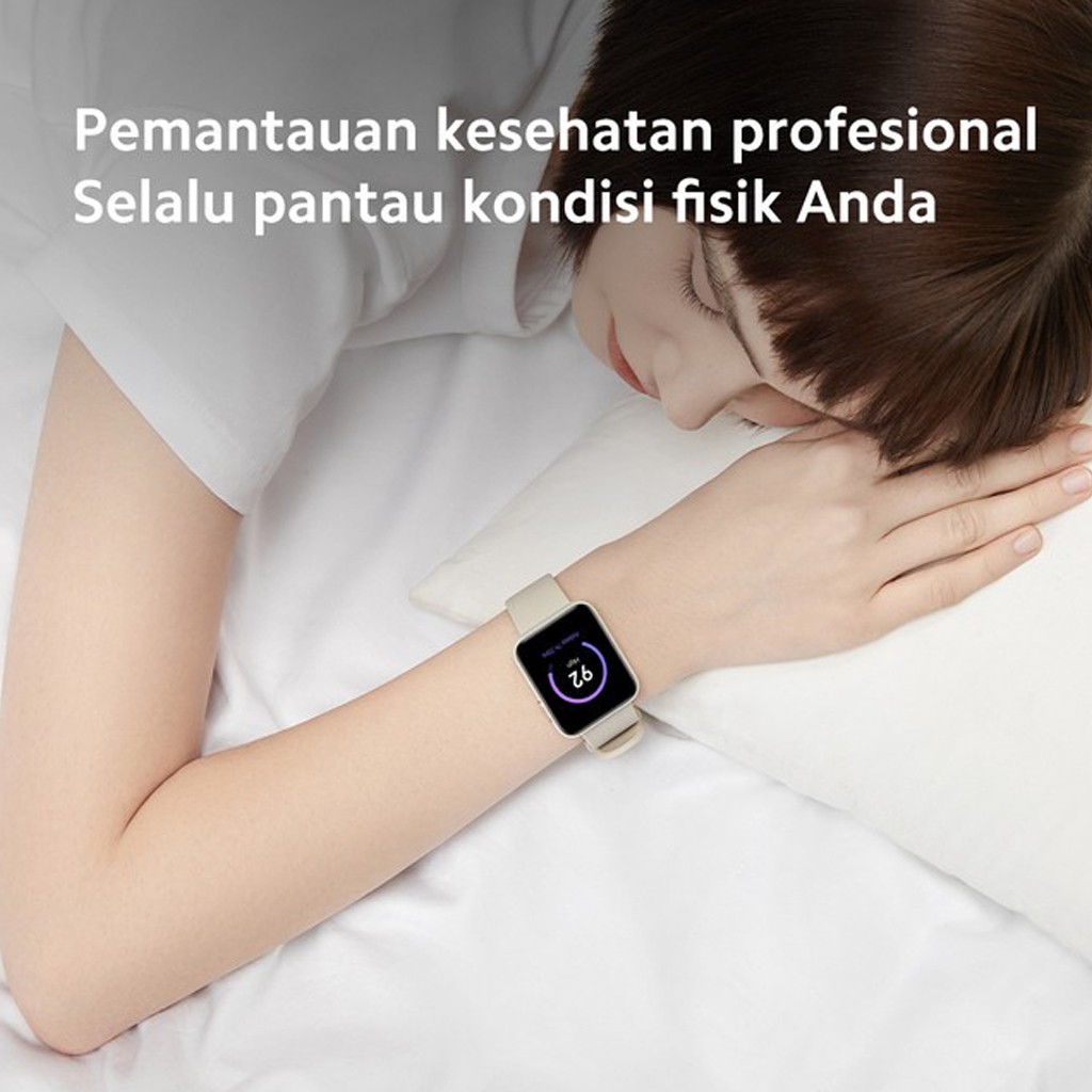 Xiaomi Mi Watch Lite Layar TFT 1.4&quot; Tahan Air Hingga 5 ATM Dilengkapi GPS + GLONASS Baterai Bertahan