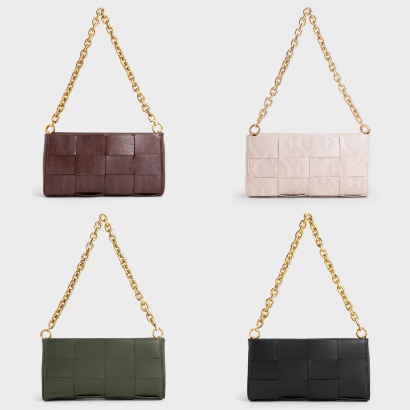 Tas CNK | CK Woven Chain Shoulder Bag