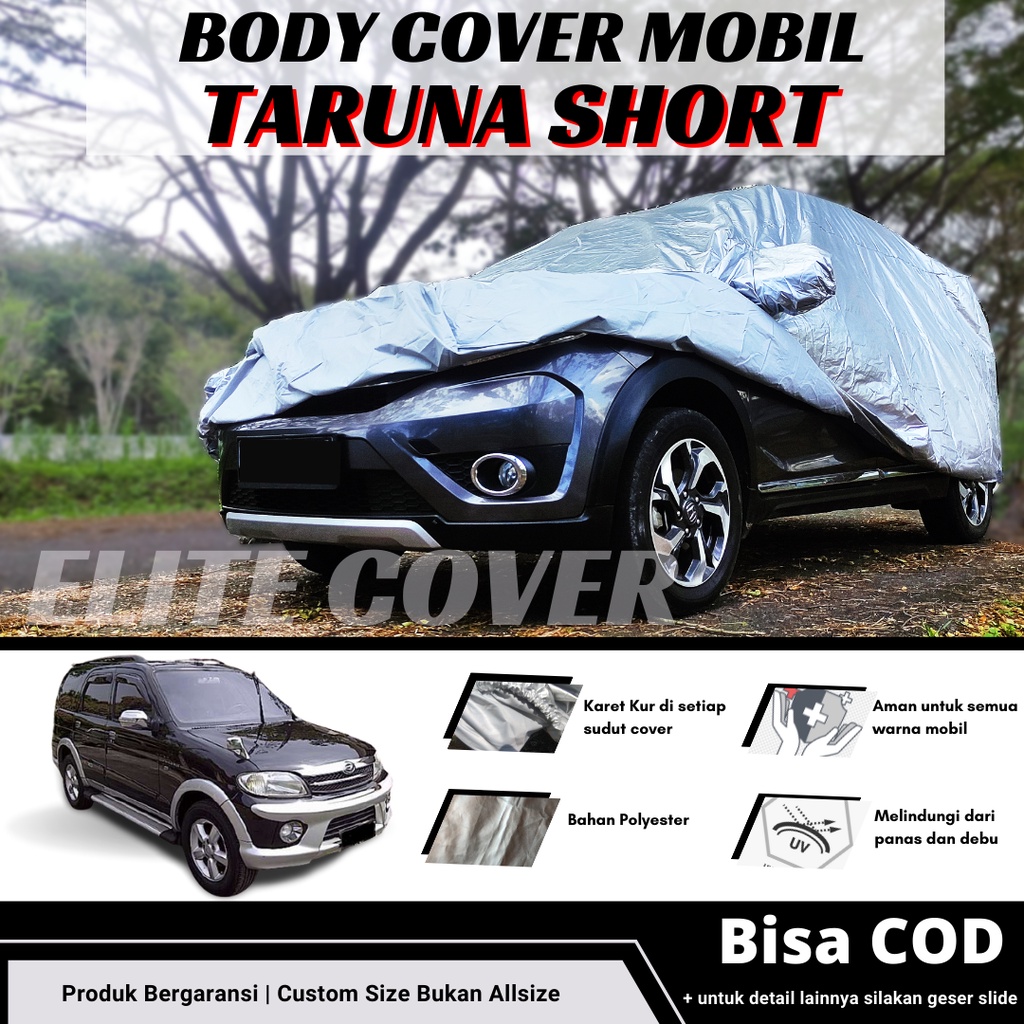 Cover Mobil Taruna Short Sarung Mobil / Selimut Mantel Mobil Taruna Csx
