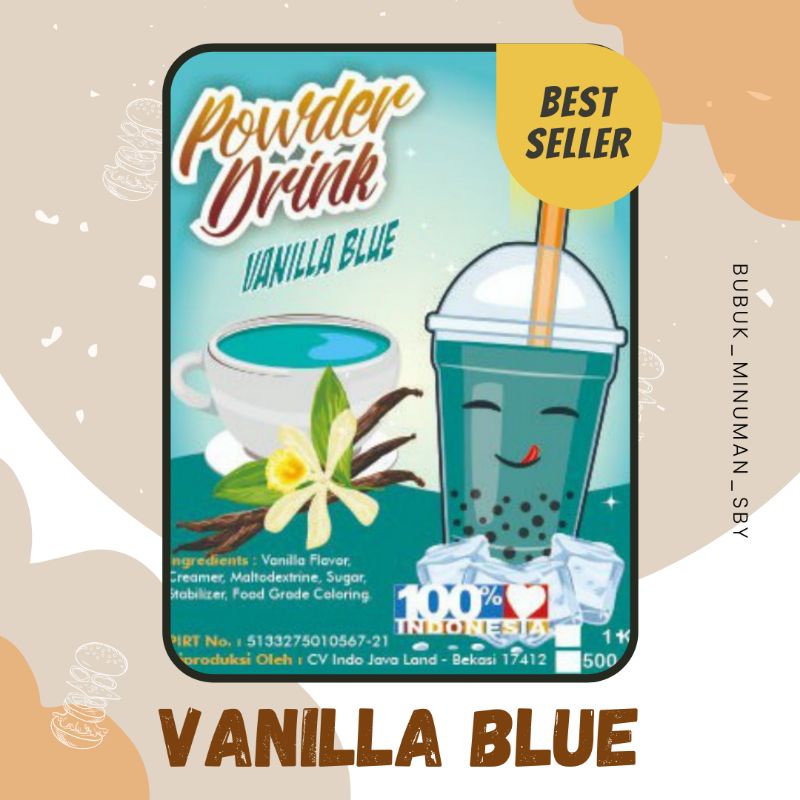 

Javaland Bubuk Minuman Rasa Vanilla Blue Kemasan 1kg