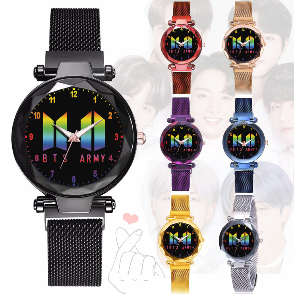 Jam Tangan Wanita Custom BTS - BTS ARMY - Bangtan Boys Exclusive 3