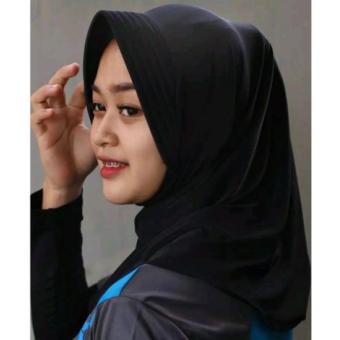 Hijab Bergo Hamidah / Jilbab Kerudung volly Sport Olahraga / hijab sport / jilbab sport / hijab instan sehari hari