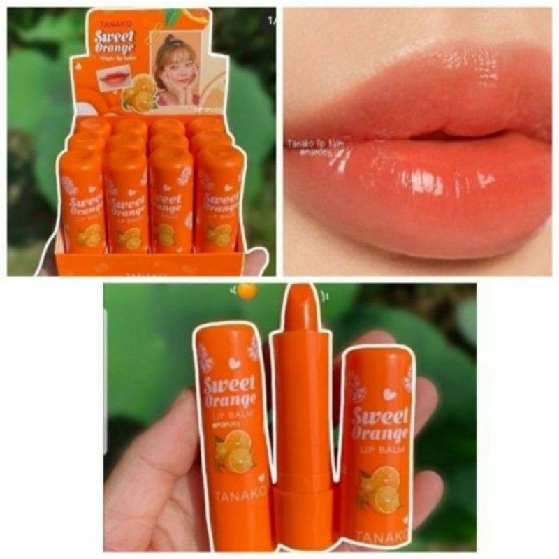 [12 pcs] LIP BALM TANAKO SWEET ORANGE No. HT-068