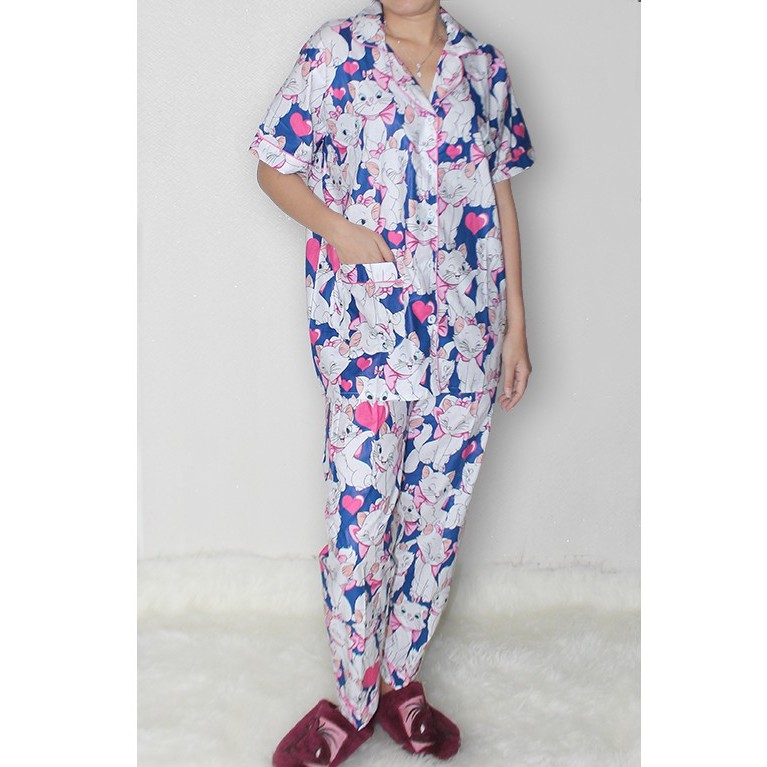 Baju Tidur Wanita CP Marie Cat - Fit XL