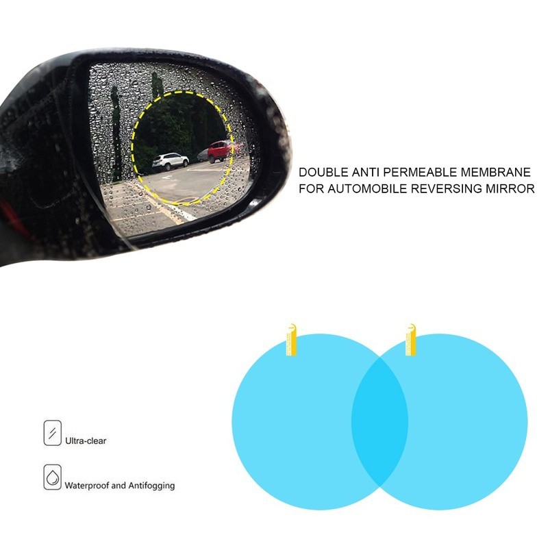 Car rearview mirror rain film anti-fog HD car waterproof makes travel safer