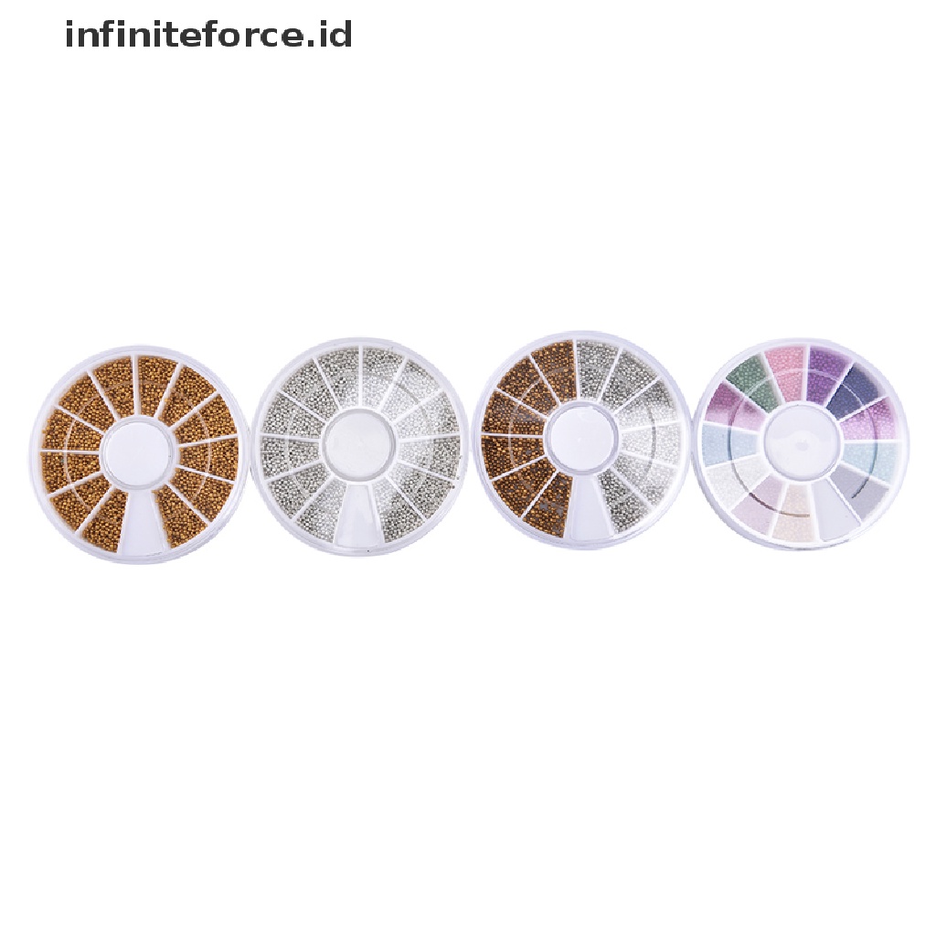 (infiniteforce.id) Manik-manik Caviar Mikro 3D Untuk Dekorasi Nail Art / Manicure DIY