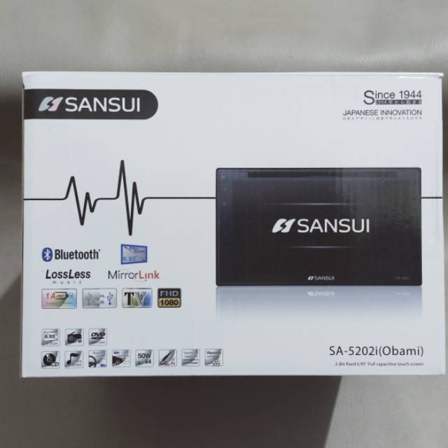 Head Unit Double Din SANSUI SA-5202i SA-5202i Obami MirrorLink Mirror Link