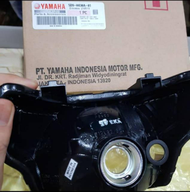 REFLEKTOR LAMPU DEPAN VEGA ZR ASLI ORIGINAL YAMAHA 5D9 H430A 01