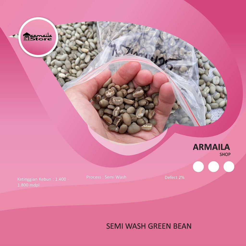 

GREENBEAN ARABIKA GAYO SEMIWASH 500 GR | ARMAILA
