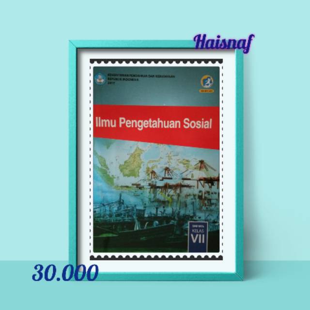Buku IPS untuk SMP / MTS kls 7 diknas edisi revisi 2017