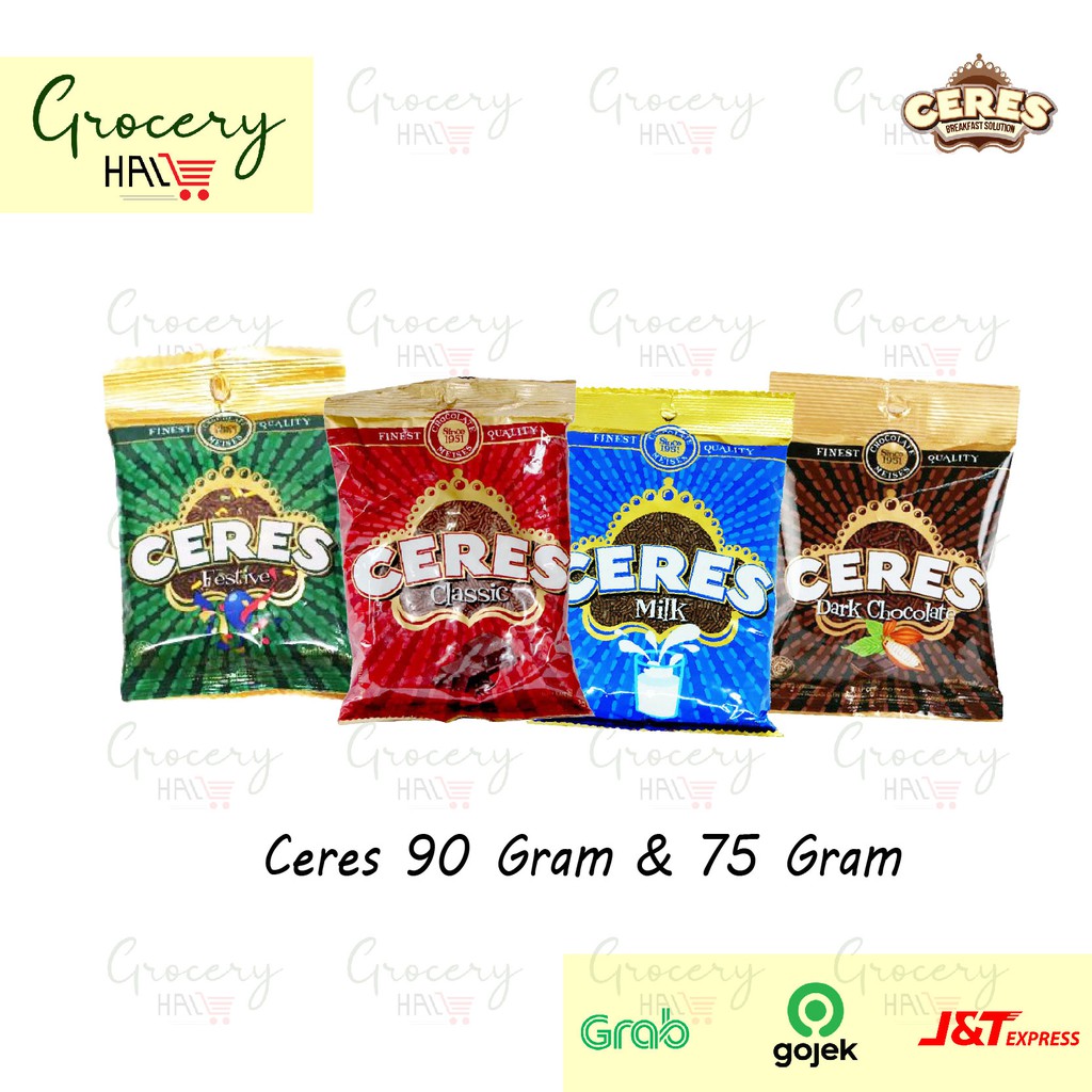 

CERES MESES CHOCOLATE 80 GRAM ( Classic / Milk / Festive / Dark Chocolate )