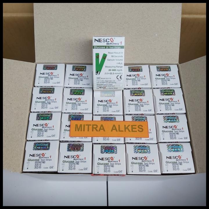 Strip Gula Darah Nesco / Strip Glucose Nesco / Stik Gula Darah Nesco