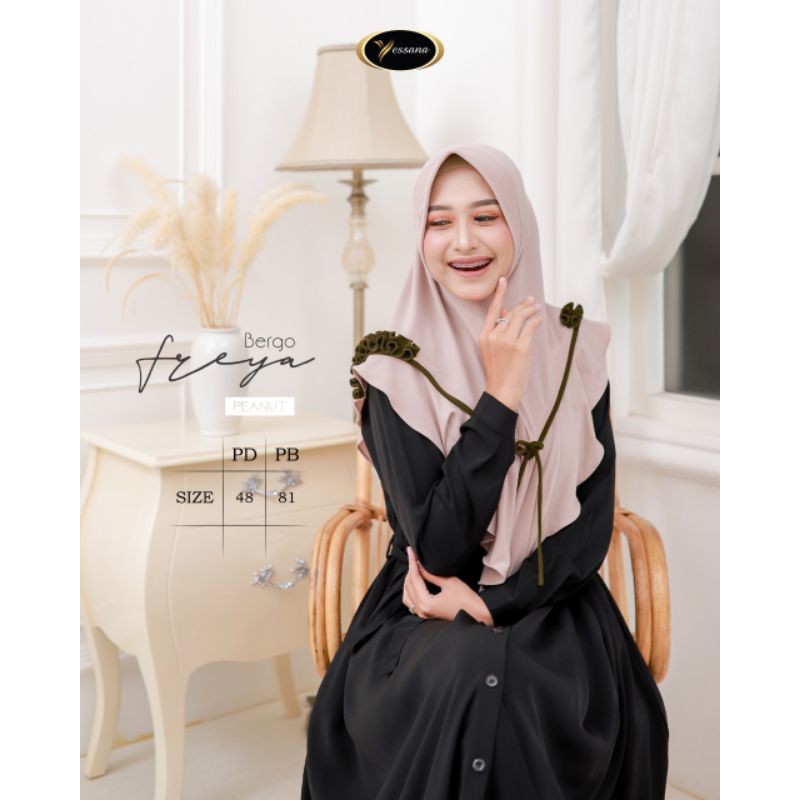 Bergo Freya by Yessana Hijab || Hijab Daily || Hijab instan || Hijab OOTD