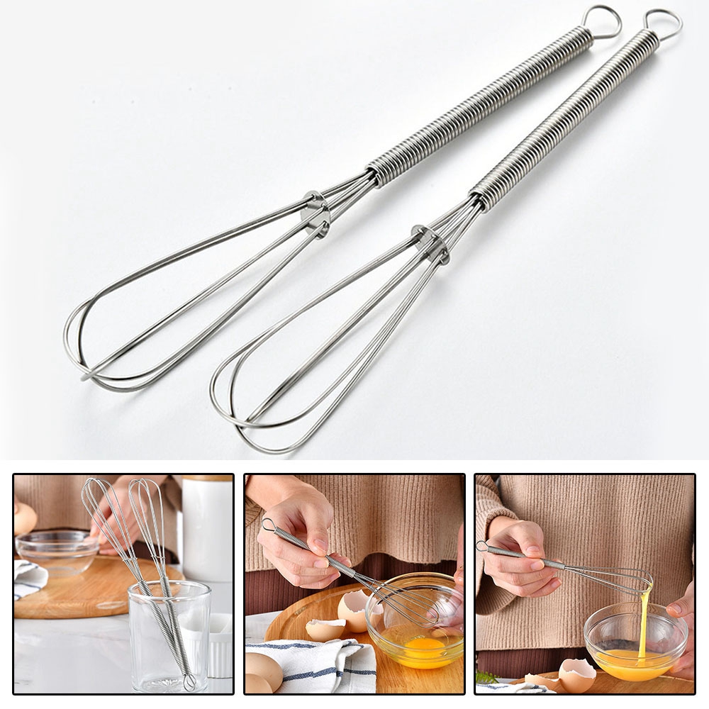 REBUY Multifunctional Egg Beater Manual Kitchen Gadgets Whisk Stainless Steel Blender Egg Mixer Eco-Friendly Rotary Baking Egg Tool