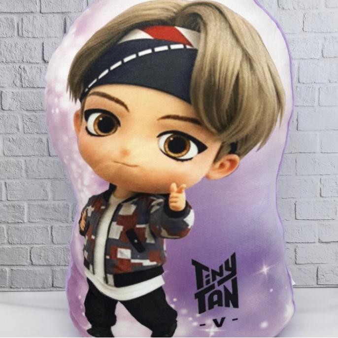 Bantal Boneka BTS BT21 Tiny TAN Fullbody