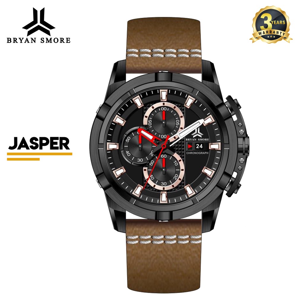 Jam Tangan BRYAN SMORE - JASPER - ORIGINAL - GARANSI 3 Tahun - COD JKT